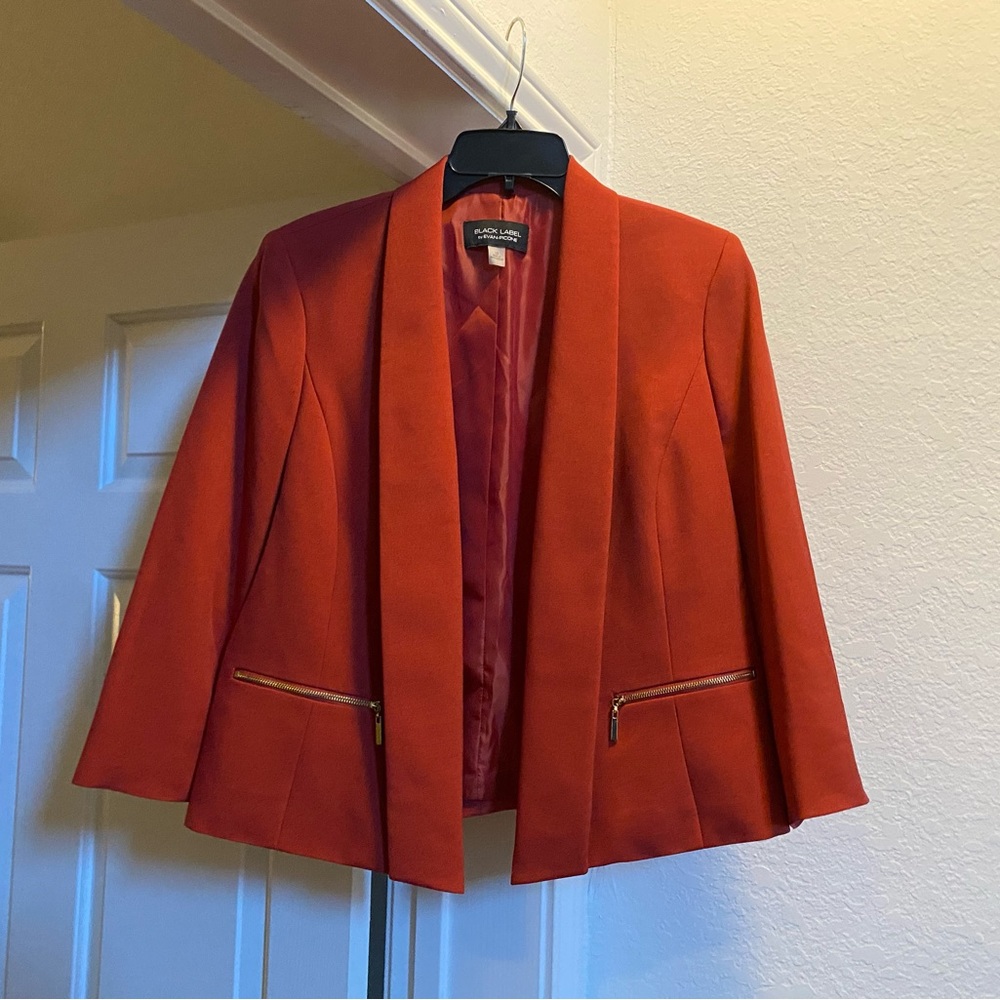 Red/Burnt Orange Womens Blazer